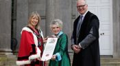 Gloria receives Freedom of the Borough